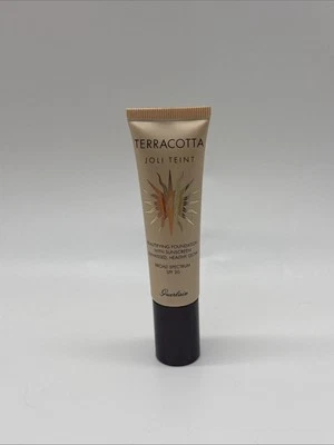 Guerlain Terracotta Joli Teint Beautifying Foundation Ebony 1oz NWOB (C2) - Image 1 of 2