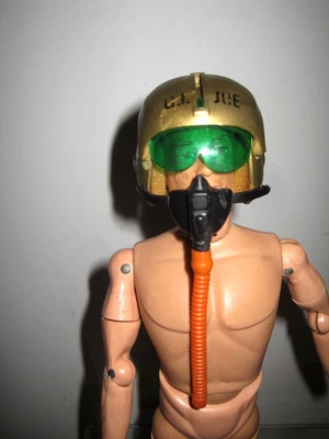 Винтажный 1964 Gi Joe действие солдат пилот шлем на Hasbro без резерва!!!! - Изображение 1 из 4