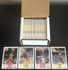 1990-91 Fleer (198) Card Complete NM-MT Set Jordan / Kemp / Hardaway / Robinson - Picture 1 of 4