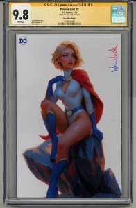 POWER GIRL #5 CGC 9.8 SS SIGNED WILL JACK MEGACON COMIC MINT VIRGIN VARIANT RARE - Picture 1 of 4