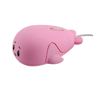 Cute Animal Baby Dolphin Shape USB Wired Mouse 1600 DPI Optical Mice Mini Sma... - Picture 1 of 9