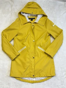 French Connection Paddington IT Georgie Women's Yellow Raincoat Size XS - Picture 1 of 17