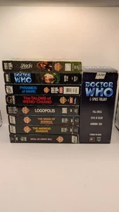 Doctor Who VHS Lot 11 Tapes Tom Baker years 4th Doctor 1974-81 - FAST SHIPPING - Picture 1 of 21