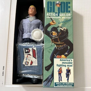 GI JOE Hasbro ACTION SAILOR Anniversary Edition 2003 Blonde w/Box Used Rare - Picture 1 of 9