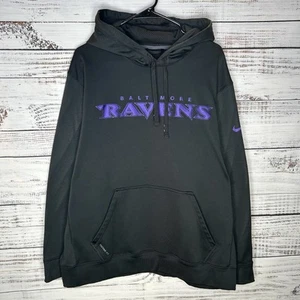 Nike On-Field Therma-Fit Baltimore Ravens NFL Black Pullover Hoodie Men’s XL - Picture 1 of 9