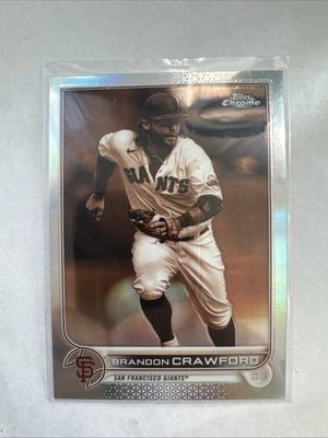2022 Topps Chrome - Brandon Crawford #115 Sepia Refractor - Image 1 of 2