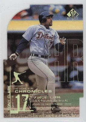 Auténtico Home Run Chronicles 1999 SP troquelado/70 Tony Clark #HR16 Foto 1 de 2