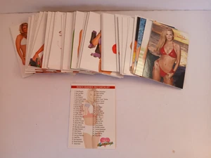 2002 BENCHWARMER SERIES 1 COMPLETE BASE SET OF 100 CARDS - Cindy Margolis - Bild 1 von 2