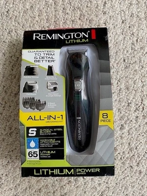 Remington All-in-One Grooming Kit, Lithium Powered, 8 Piece Set with Trimmer NIB - Image 1 of 3