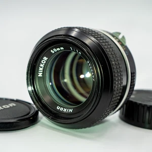 [Near Mint] Nikon New NIKKOR 50mm f/1.4 Manual Focus Standard Prime Lens  Japan - Picture 1 of 12