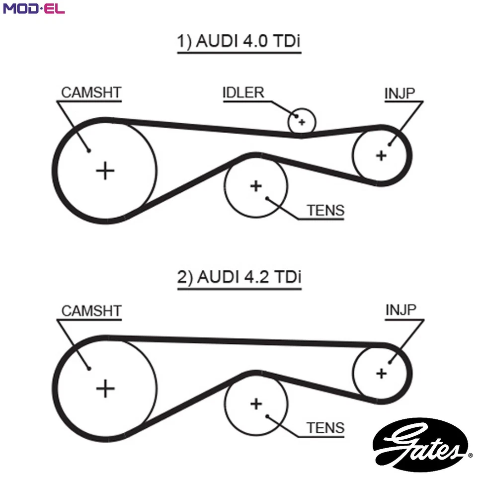 TIMING BELT 5613XS FOR AUDI A8L Q7/Van/SUV ASE 3.9L BTR/BVN/BMC 4.1L 8cyl A8 - Image 1 of 4