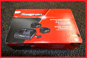 Snap-on Ctpsk185 18v Charger With 2 BATTERIES. Brand New, Fast Free Shipping! - Picture 1 of 9