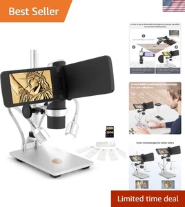 Enhanced AD203 Handmikroskop - 220g Leichtbauweise mit Metallstativ - Bild 1 von 11