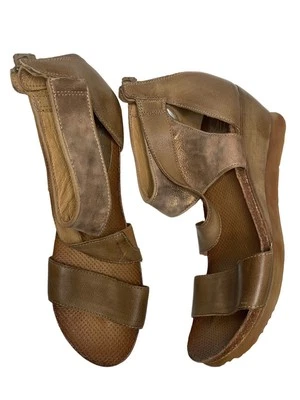 Miz Mooz Leather Demi Wedges Molly Taupe Size EU 40 US 9 -9.5 - Image 1 of 4