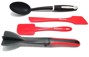 LOT SET 3 BETTY CROCKER AND 1 GENERIC RED BLACK COOKING BAKING KITCHEN UTENSILS - Picture 1 of 3
