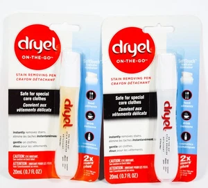 2 Dryel On The Go Fleckenentfernungsstift 0,7 Unzen - Bild 1 von 3