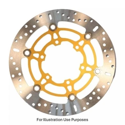 EBC S/Steel Float Full Circle X FR Brake Disc FRHS for Suzuki GSXR 600 K9 08-10 - Image 1 of 2