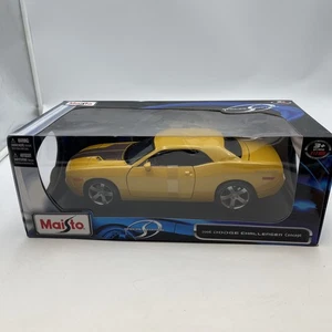 MAISTO 1:18 2006 DODGE CHALLENGER CONCEPT DIECAST! YELLOW/PURPLE!! NEW IN BOX!! - Picture 1 of 13