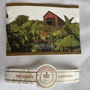 Montecristo White Series, Barn and Tobacco Field, and White Band, Cigar Band - Picture 1 of 3