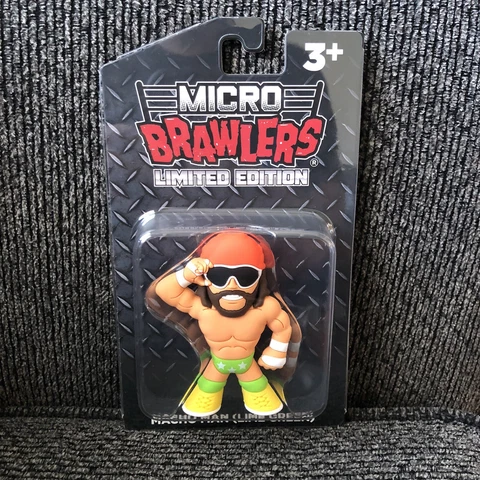 Macho Man Randy Savage Classic Lime Green Micro Brawler Pro Wrestling Tees Cover