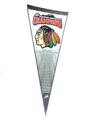 Portland Winterhawks 2010 2011 Western Conference Champions Pennant WHL Old Logo Cover