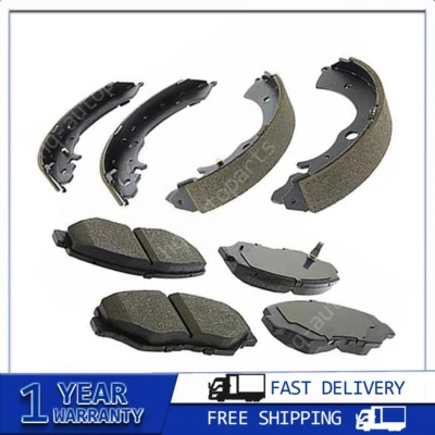 Front + Rear Ceramic Brake Pads & Brake shoes 2SET For Honda Accord 2003 2004 - Image 1 of 4