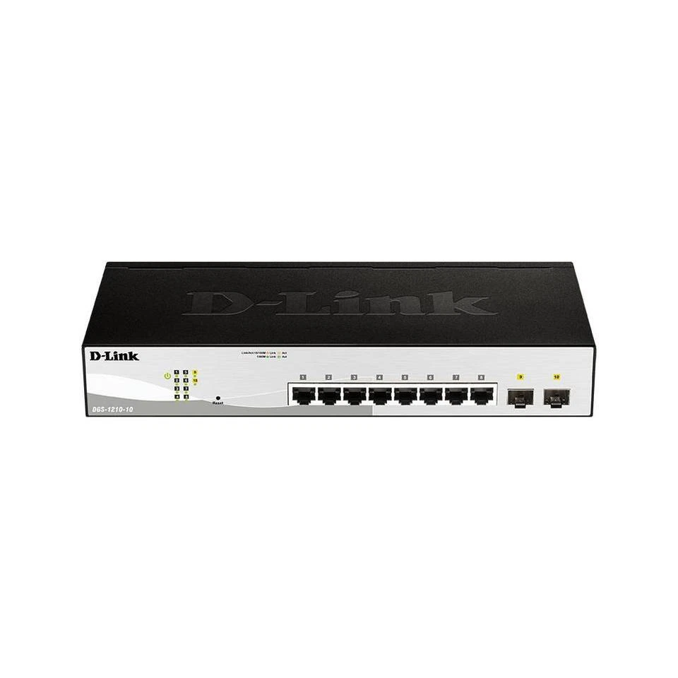 D-Link DGS-1510-10 Switch Smart Managed Gigabit PoE 8 porte - Immagine 1 di 1