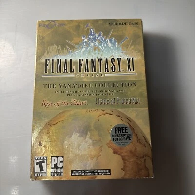 FINAL FANTASY XI: The Vana’diel Collection (Windows / PC, 2005) Complete | CIB  - Image 1 of 4