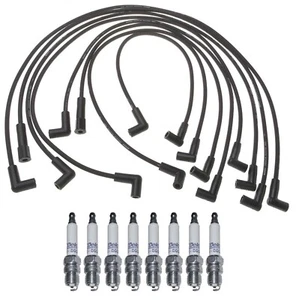 Pro Ignition Wire Set & 8 Platinum ACDelco .045" Spark Plugs Kit For C30 K30 V8 - Picture 1 of 1