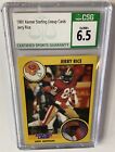 Jerry Rice 1991 Kenner Starting Lineup Card Graded CSG 6.5 - 49ers HOF