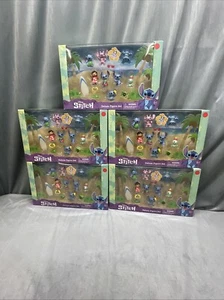 Disney Lilo and Stitch Deluxe Figure Set New Sealed Lot Of 5 Boxes 65 Pieces - Picture 1 of 22