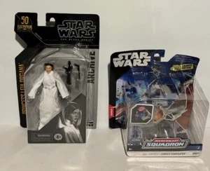 PRINCESS LEIA ORGANA, STAR WARS THE BLACK SERIES and Squadaron Set NEW - Picture 1 of 2
