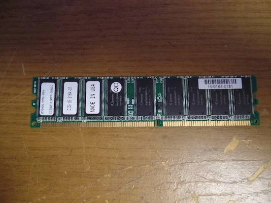 CISCO 15-9164-01 256 MB DDR ECC PC 2700 184 PIN MEMORY USED - Image 1 of 2
