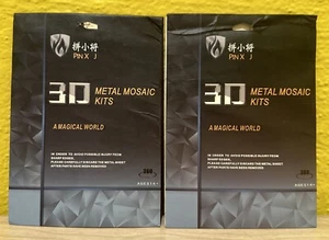 3D Metal Mosaic Kits Optimus Prime + Supercar Open Box New - Picture 1 of 7