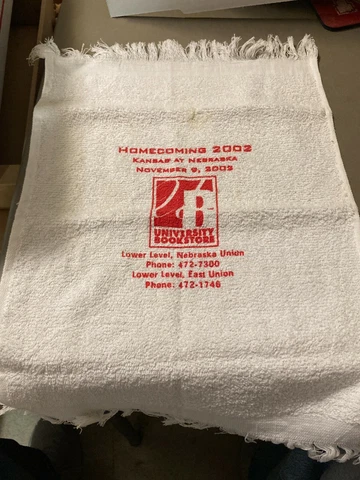 2002 Nebraska Homecoming Game Terrible Towel - HARD TO FIND Cover