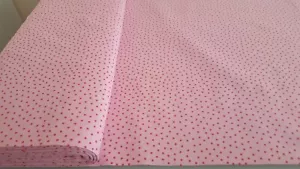 BUNDLE OF 10 Meter Long CATH KIDSTON IKEA ROSALI Pink POLKA DOT FABRIC - Picture 1 of 3