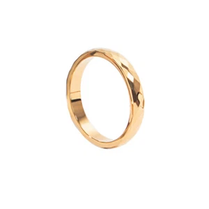 3MM Minimalist Women Rose Gold Stacking Ring Thin V-shaped Titanium Steel Rings△ - Picture 1 of 12