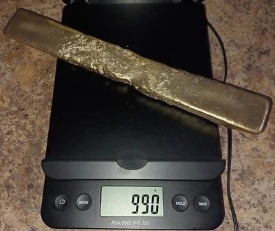 990 gramos de dedos de oro fundido, alfileres, etc. Foto 1 de 3