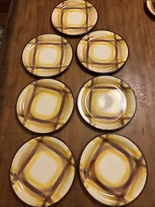 Vernonware Vintage Organdie Metlox Bread Dessert Plates 6 3/8" - Lot Of 7 - Mint - Picture 1 of 9