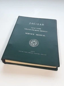 Vintage Original Jaguar 3.8 E Type Grand Touring Models Service Manual in Binder - Bild 1 von 9