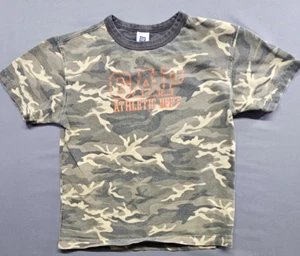 Gap Athletic Kids Boys T-Shirt Small 6-7 Green Camouflage Short Sleeve - Picture 1 of 10