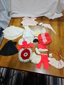 Vintage Doll Dresses Outfits Accessories Assortment see photos - Picture 1 of 16