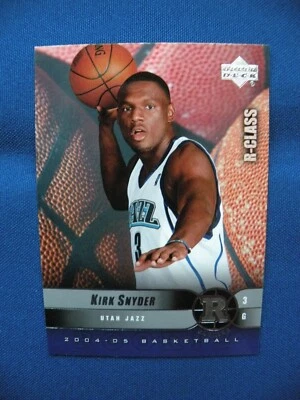 2004/05 UD R-Class Basketball Rookie Kirk Snyder Utah Jazz #107 - Image 1 of 2