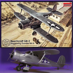 RODEN 447 BEECHCRAFT GB-2 STAGGERWING (TRAVELLER MK.II) MODEL KIT - Picture 1 of 5