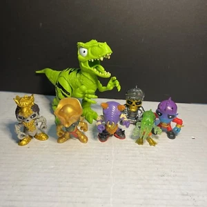 Treasure X Moose Toys Articulated 2.5”Action Figures Mixed Lot Of 7 PRISTINE!! - Picture 1 of 13