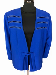 GAI MATTIOLO Giacca Caban Donna Viscosa Acetato Woman Jacket Blazer Sz.XL - 48 - Imagen 1 de 6
