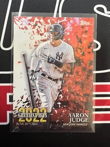 2023 Series 1 2022 Greatest Hits #22GH-14 Aaron Judge - New York Yankees - Bild 1 von 2