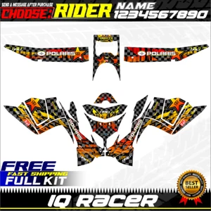 IQ RACER POLARIS SNOWMOBILE WRAP KIT 2005-2012 STICKER DECAL GRAPHICS - Picture 1 of 2