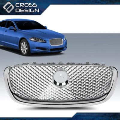 Хромированная верхняя передняя центральная решетка подходит для Jaguar XF XFR 2012 - 2015 - Изображение 1 из 4