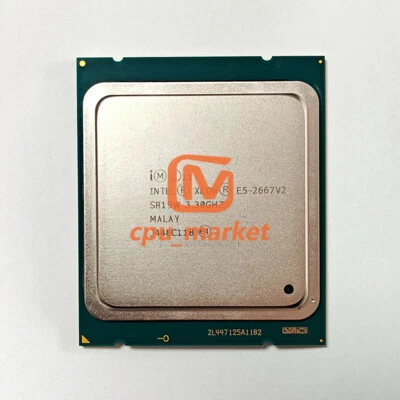 Intel Xeon E5-2667 v2 SR19W 3.3GHz 8 Cores 16T 25MB 130W LGA2011 CPU Processor - Image 1 of 2
